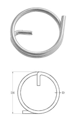 Splintring 11x1mm Pkg. zu 10 Stk        