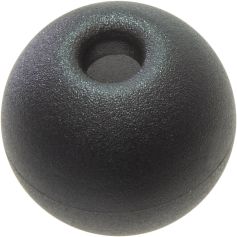 Stopperkugel 25 / 5mm schwarz           