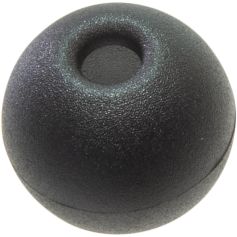 Stopperkugel 20 / 5mm schwarz           