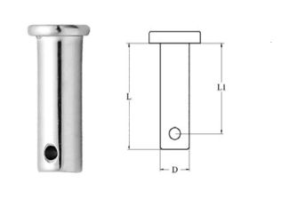 Bolzen 5 x 6 mm