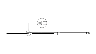 Lenkungskabel M58-7'                    