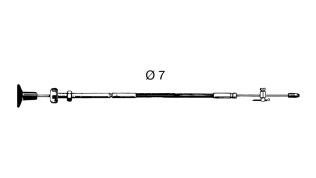 Chokerzugkabel 10' B14                  