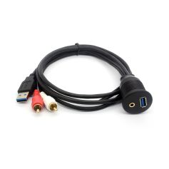 Verlängerung für USB & AUX Kabel 1m