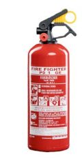 Feuerlöscher Pulver ABC 1kg mit Druckanz