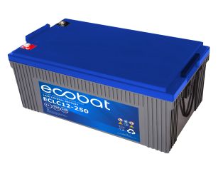 ECOBAT lead crystal deep cycle AGM 12V - 250 Ah